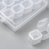 Rectangle Plastic Organizer Boxes CON-WH0089-196-2