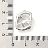 Brass Micro Pave Cubic Zirconia Pendants KK-H455-32P-3