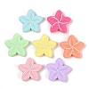 Flower Food Grade Silicone Focal Beads SIL-A011-02F-1