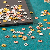 Craftdady 300Pcs 3 Colors Alloy Daisy Spacer Beads PALLOY-CD0001-11-25