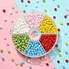 540Pcs 6 Colors 6/0 Glass Seed Beads SEED-YW0001-88-5