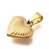 201 Stainless Steel Pendants STAS-Q344-02C-G-2