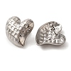 304 Stainless Steel Stud Earrings for Women EJEW-U019-01P-01-2