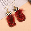 Alloy Enamel Dangle Earrings for Women WGBD3DC-05-1