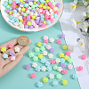 500Pcs Opaque Acrylic Beads MACR-SP0001-09-3