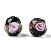 Luminous Handmade Gold Sand Lampwork Beads X-LAMP-T021-03K-3
