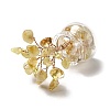 Natural Yellow Quartz Chips Tree Decorations DJEW-Z007-02F-2