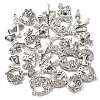 35Pcs 7 Styles Tibetan Style Alloy Pendants TIBE-FP0001-08-5