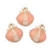 Alloy Enamel Charms PALLOY-F224-05G-2