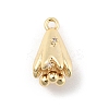 Brass Micro Pave Cubic Zirconia Pendants LS-KK-D283-18G-1