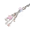 Glass & Acrylic Mobile Straps HJEW-SW00079-04-2