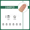 100Pcs 304 Stainless Steel Beads FIND-UN0016-19-3
