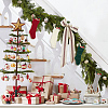 4Pcs 4 Colors Knitted Acrylic Fiber Hanging Stocking Bags AJEW-SP0004-04-7