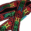 7M Ethnic Style Polyester Jacquard Ribbon PW-WG55376-10-1
