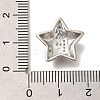 Rack Plating Brass Micro Pave Cubic Zirconia Pendants KK-I722-05P-F-3