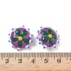 Baking Paint Glass Enamel Beads LAMP-S080-03C-4
