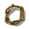 Handmade Lampwork Chevron Beads Strands LAMP-K041-01B-16-3