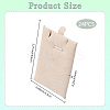24Pcs PU Leather & Sponge Jewelry Pendant Nceklace Display Cards NDIS-SP0001-03A-03-2