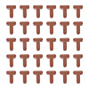 Opaque Acrylic European Beads OACR-TAC0019-006T-2