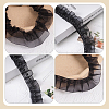 4Pcs 4 Styles Double & Single Layer Chinlon Lace Trim Fabric DIY-WR0003-87B-5