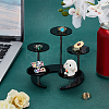 5-Slot Acrylic Jewelry Display Riser Stands ODIS-WH0061-71-5
