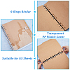 B5 6-Hole PP Plastic Refill Inner Pockets DIY-WH0491-81B-5