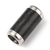 304 Stainless Steel Magnetic Clasps with Glue-in Ends STAS-P255-01P-1