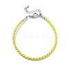 Polyester Cord Braided Bracelet Makings MAK-Z003-01P-32-1