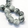 Baking Paint Glass Round Bead Strands DGLA-Q019-10mm-42-2