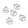 Non-Tarnish 201 Stainless Steel Charms LS-STAS-G281-01P-02-3