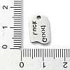 Non-Tarnish 304 Stainless Steel Charms X-STAS-C097-41P-3