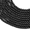 Natural Black Spinel Round Bead Strands X-G-A130-2mm-32A-4