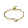 304 Stainless Steel Open Cuff Rings for Women LS-RJEW-H229-04G-01-3