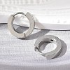 Tarnish Resistant 202 Stainless Steel Huggie Hoop Earrings EJEW-O087-09A-P-4