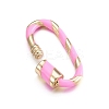 Brass Screw Carabiner Lock Charms KK-S338-25-3