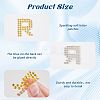 8 Sheets 2 Style Letter A~Z Acrylic Hotfix Rhinestone DIY-CP0012-54B-5