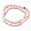 Non-magnetic Synthetic Hematite Beads Strands G-A181-A03RG-1
