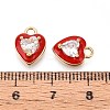 Ion Plating(IP) 304 Stainless Steel Micro Pave Cubic Zirconia Charms STAS-N109-243G-3