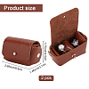 PU Imitation Leather Wedding Ring Pouch ABAG-WH0045-10B-2