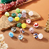 20Pcs 10 Colors Handmade Lampwork Beads LAMP-TA0001-21-5