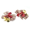 Christmas Polyester Bowknot Ornament Accessories DIY-K062-01G-03-2