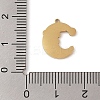 Christmas Theme Ion Plating(IP) 304 Stainless Steel Enamel Pendants STAS-Z083-07G-07-3