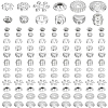 480Pcs 12 Styles Alloy Beads FIND-PH0028-82A-1