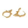 304 Stainless Steel Pave Cubic Zirconia Hoop Earrings for Women EJEW-U019-02G-05-2