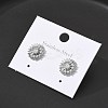 304 Stainless Steel Stud Earrings EJEW-R153-02P-1