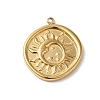 304 Stainless Steel Pendants STAS-L022-309G-1