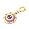304 Stainless Steel Enamel Pendant Decoration STAS-S168-01G-04-2