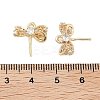 Brass Micro Pave Clear Cubic Zirconia Pendants Bail KK-Z059-10G-3