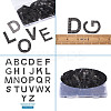 Glitter Hotfix Rhinestone Iron on Patches DIY-CD0001-10F-25