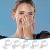 10Pcs 10 Style 304 Stainless Steel Open Cuff Rings Set RJEW-AB00001-6